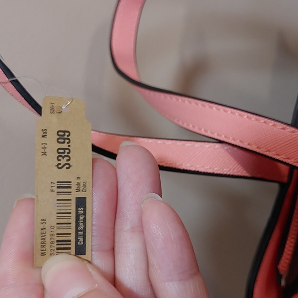 NWT SMALL PEACH TOTE BAG - Picture 6 of 6